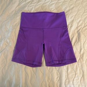 lululemon athletica Purple Bike Shorts
